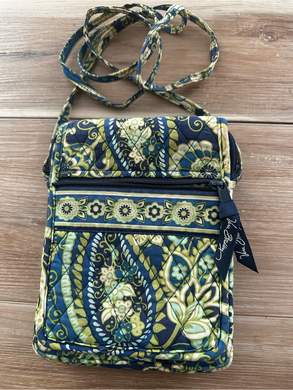 Vera Bradley Mini Hipster Rhythm &Blues Print 2011